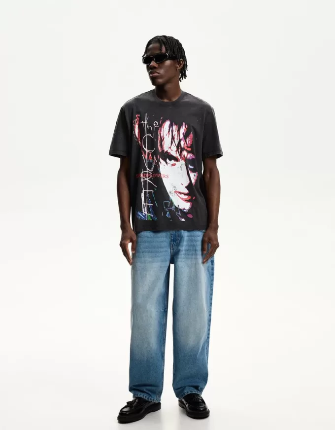 T-shirt con stampa dei Cure