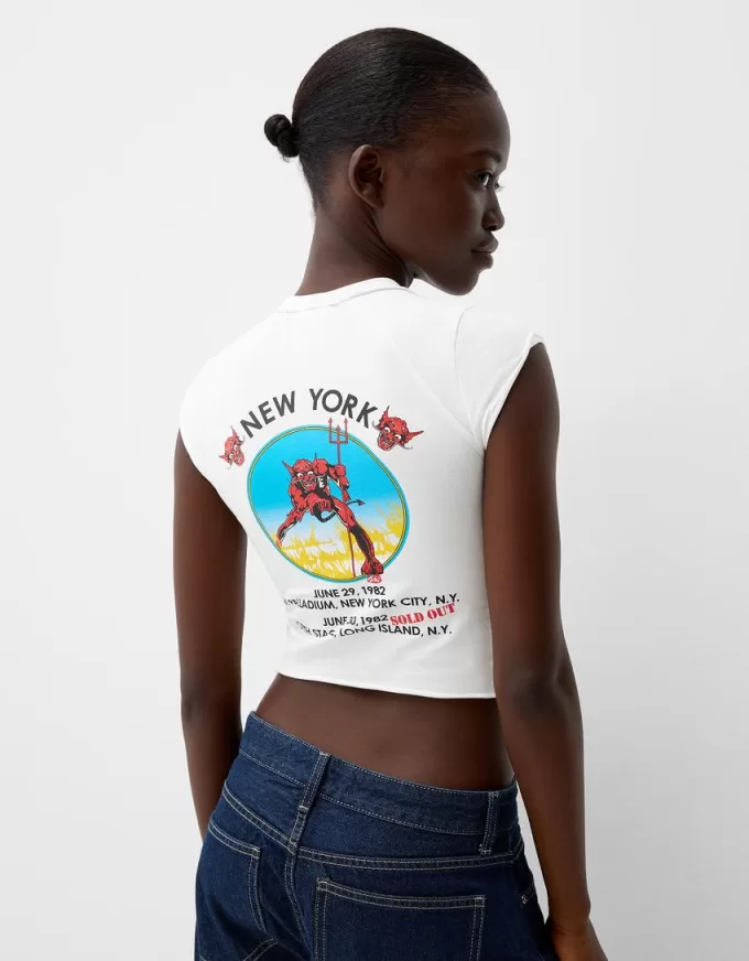 T-shirt corta a maniche corte degli Iron Maiden