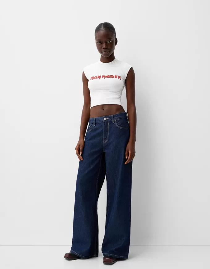 T-shirt corta a maniche corte degli Iron Maiden