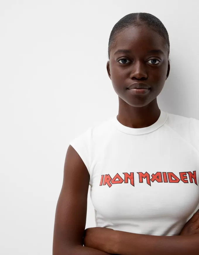 T-shirt corta a maniche corte degli Iron Maiden