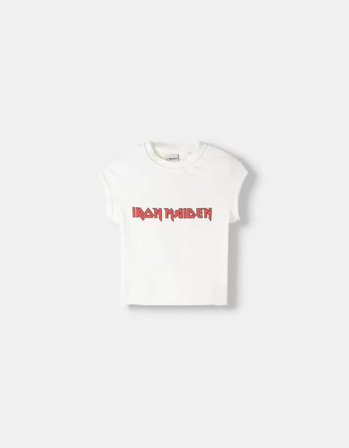 T-shirt corta a maniche corte degli Iron Maiden
