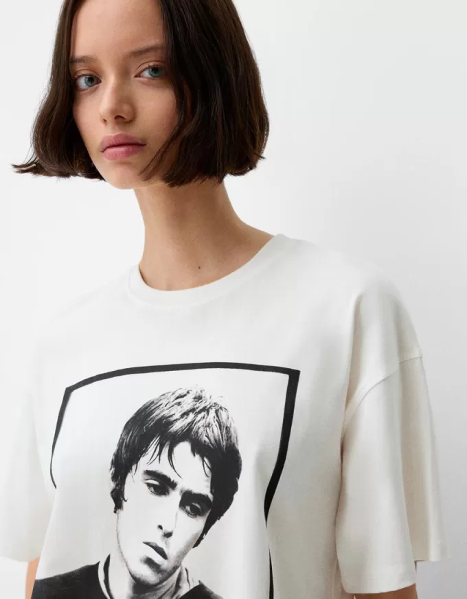 T-shirt di Liam Gallagher a manica corta