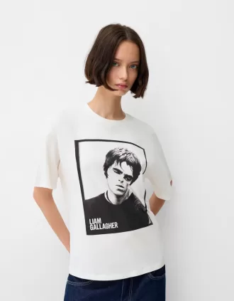 T-shirt di Liam Gallagher a manica corta