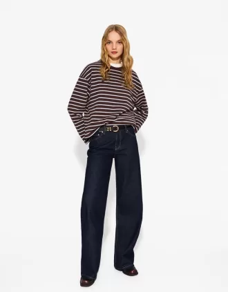 T-shirt in cotone a manica lunga