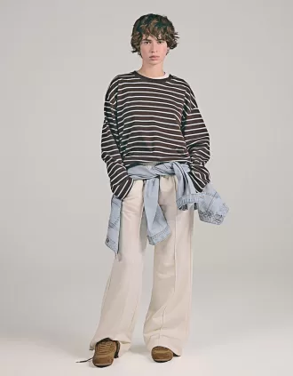 T-shirt in cotone a manica lunga