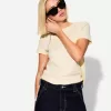 T-shirt in cotone pesante a manica corta