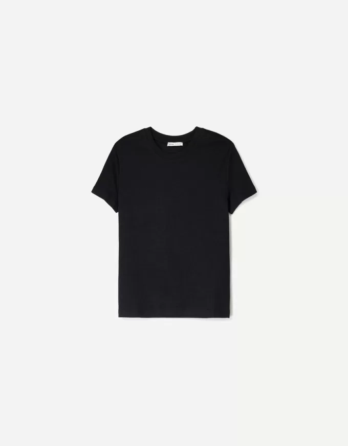 T-shirt in cotone pesante a manica corta