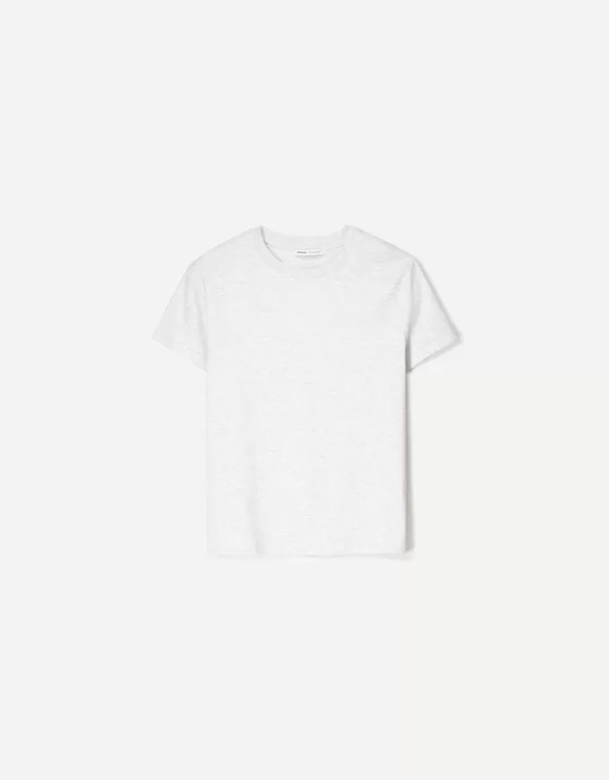 T-shirt in cotone pesante a manica corta