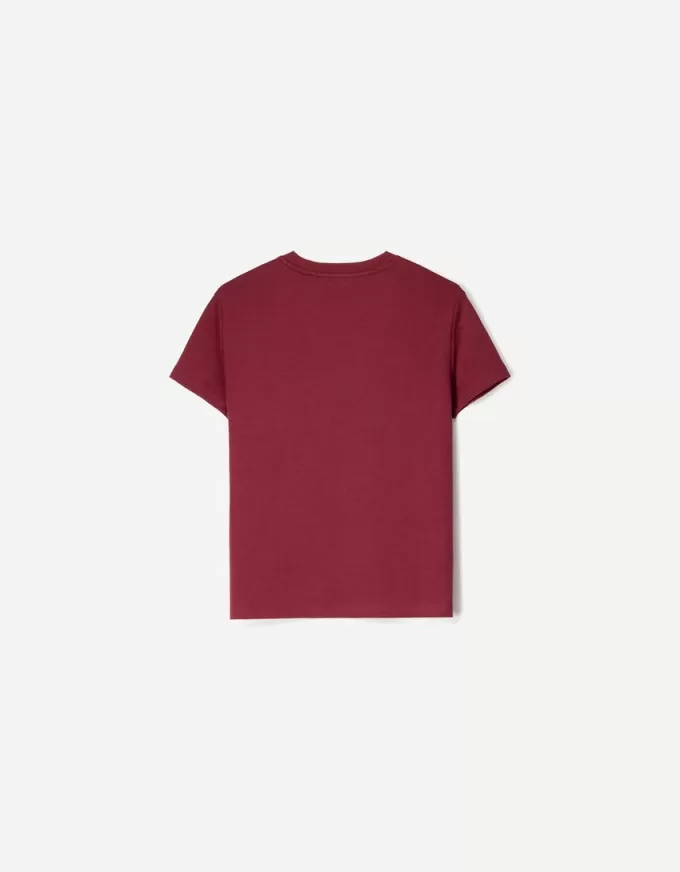 T-shirt in cotone pesante a manica corta
