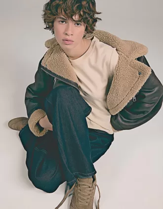 T-shirt in cotone pesante a manica corta