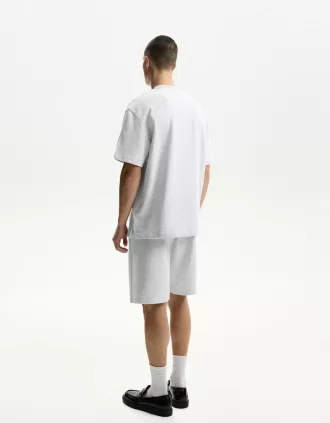 T-shirt in peluche a maniche corte