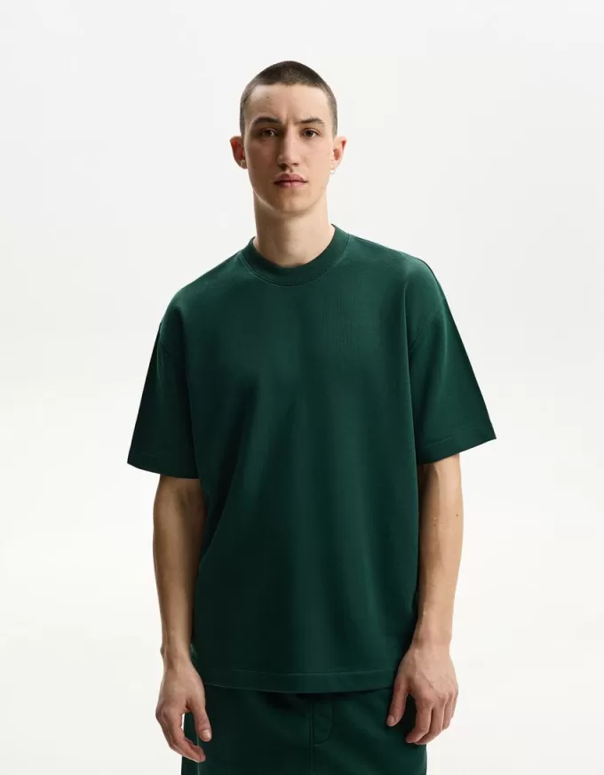 T-shirt in peluche a maniche corte