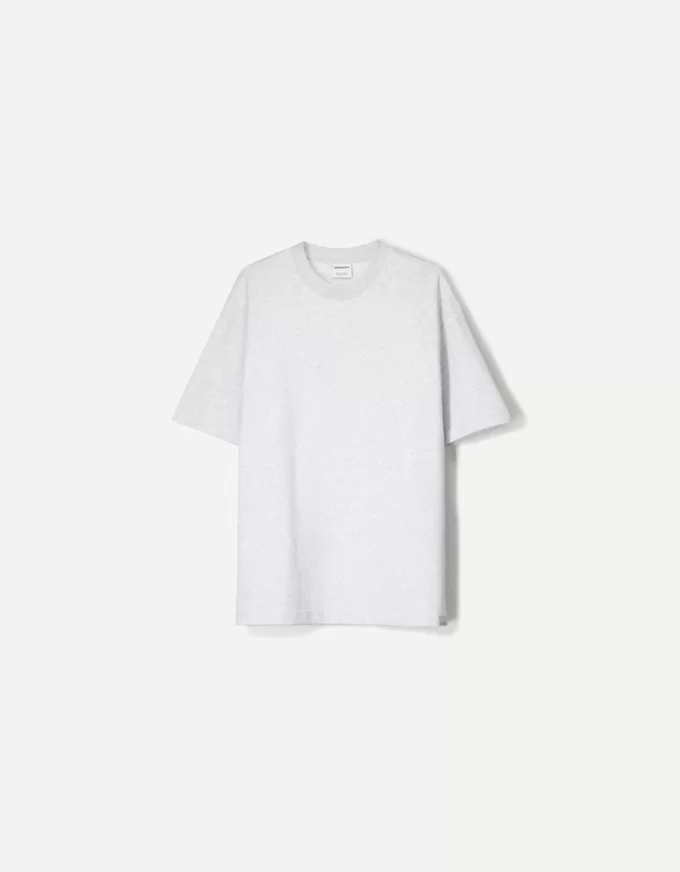 T-shirt in peluche a maniche corte