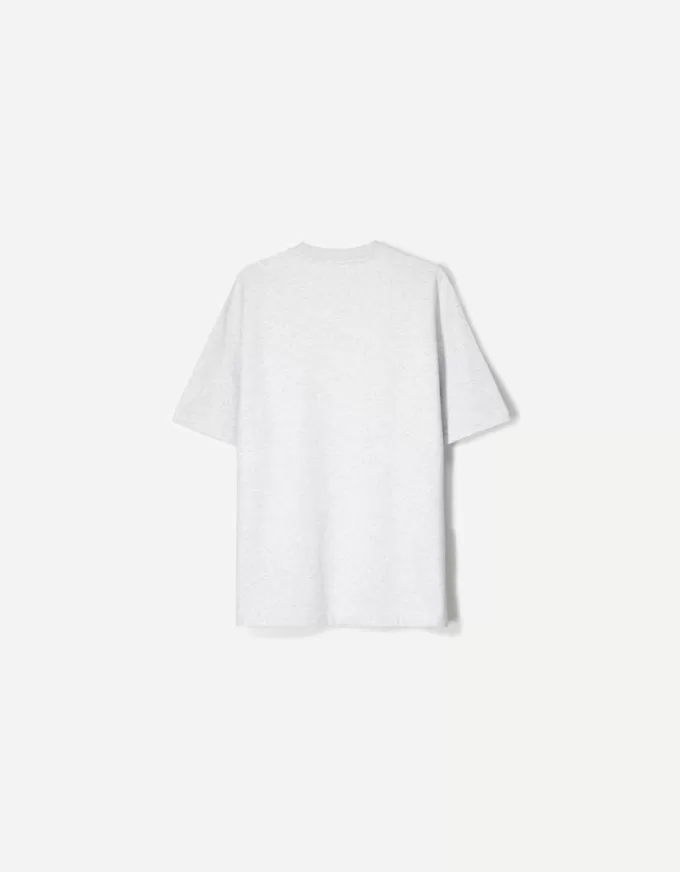 T-shirt in peluche a maniche corte