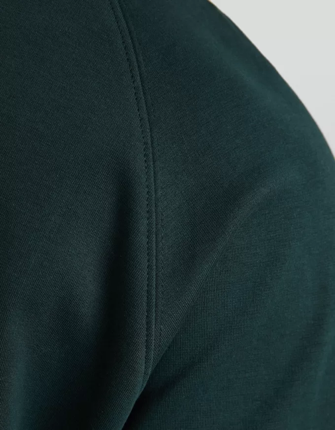 T-shirt interlock a maniche corte dal taglio squadrato