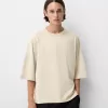T-shirt oversize a maniche corte