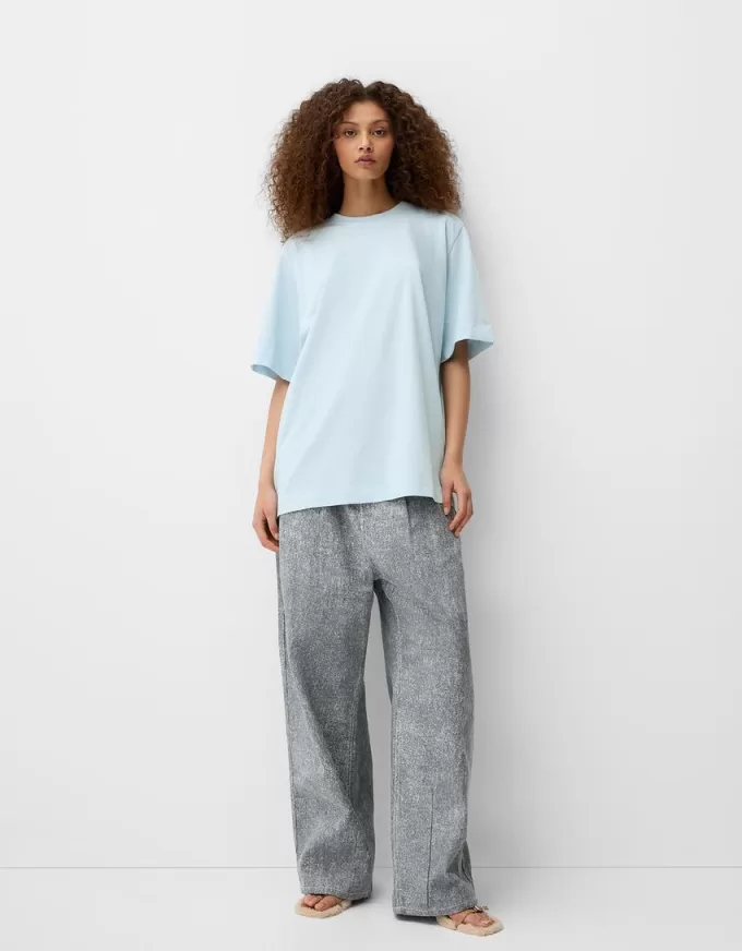 T-shirt oversize a maniche corte