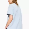 T-shirt oversize in cotone pesante a maniche corte