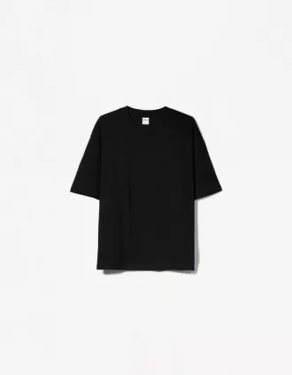T-shirt oversize in cotone pesante a maniche corte