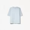 T-shirt oversize in cotone pesante a maniche corte