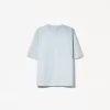 T-shirt oversize in cotone pesante a maniche corte