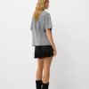 T-shirt oversize stampata a maniche corte