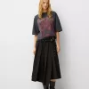 T-shirt oversize stampata a maniche corte