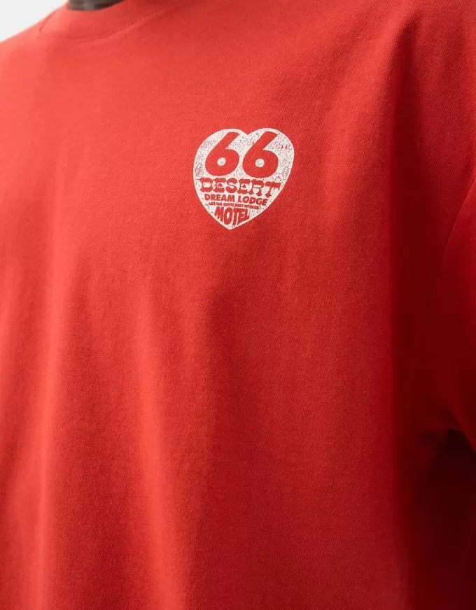 T-shirt ricamata a maniche corte dalla vestibilità comoda