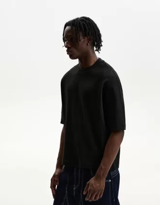 T-shirt squadrata a maniche corte