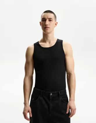 Top a costine con spalline