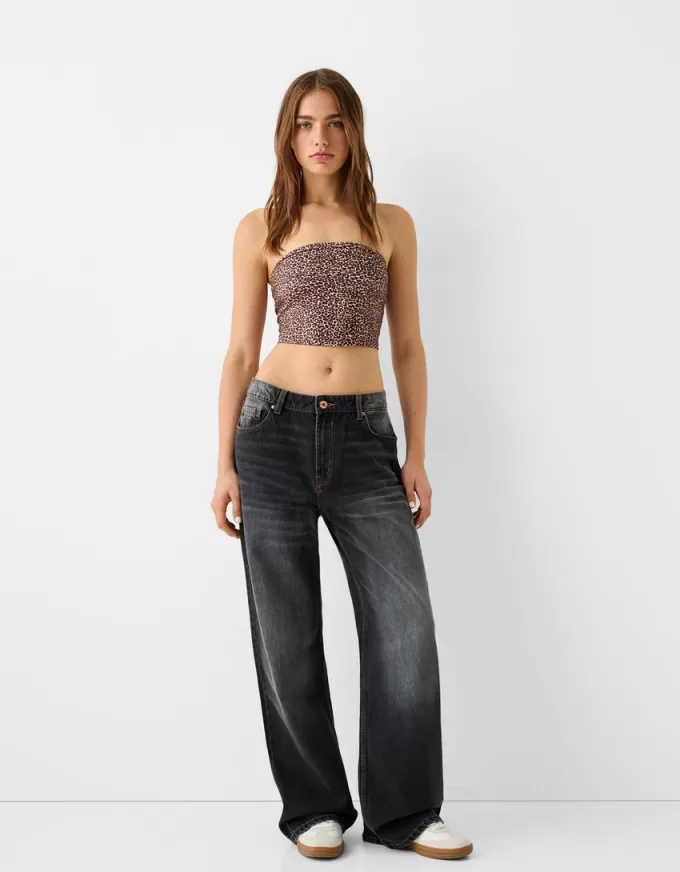 Top a fascia con risvolto