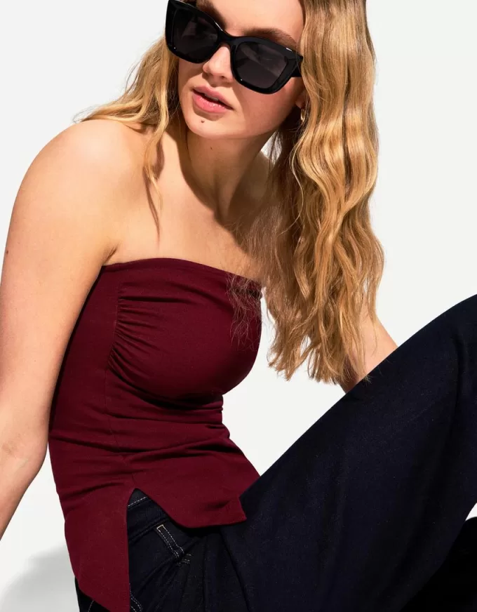 Top a fascia con ruches