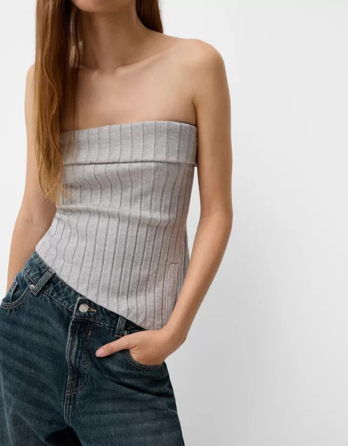 Top a fascia con spacco laterale