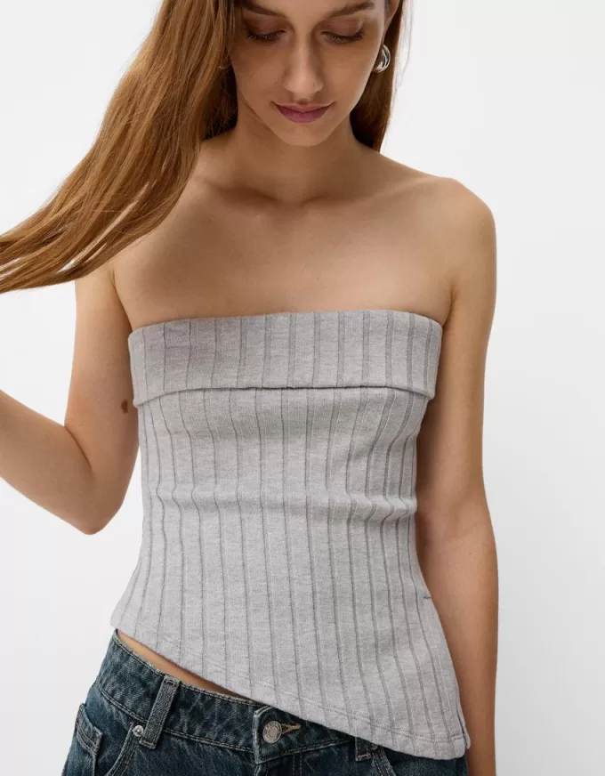 Top a fascia con spacco laterale