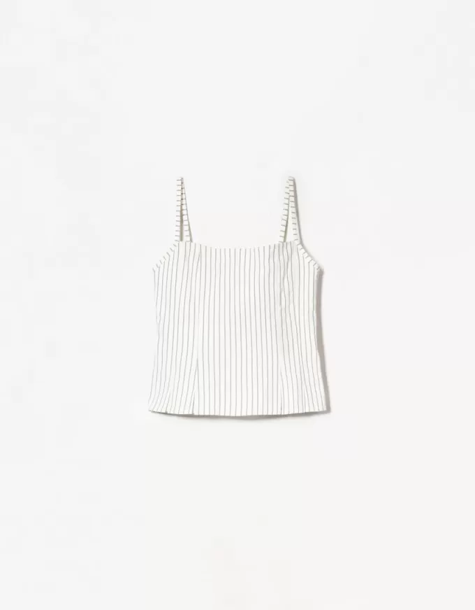 Top bengalese con spalline