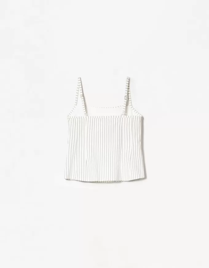 Top bengalese con spalline