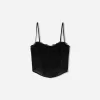 Top corsetto in pizzo SERIE BERSHKA