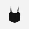 Top corsetto in pizzo SERIE BERSHKA