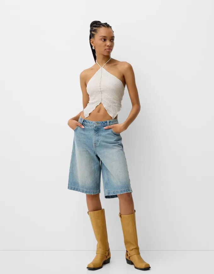 Top da corsa all’uncinetto