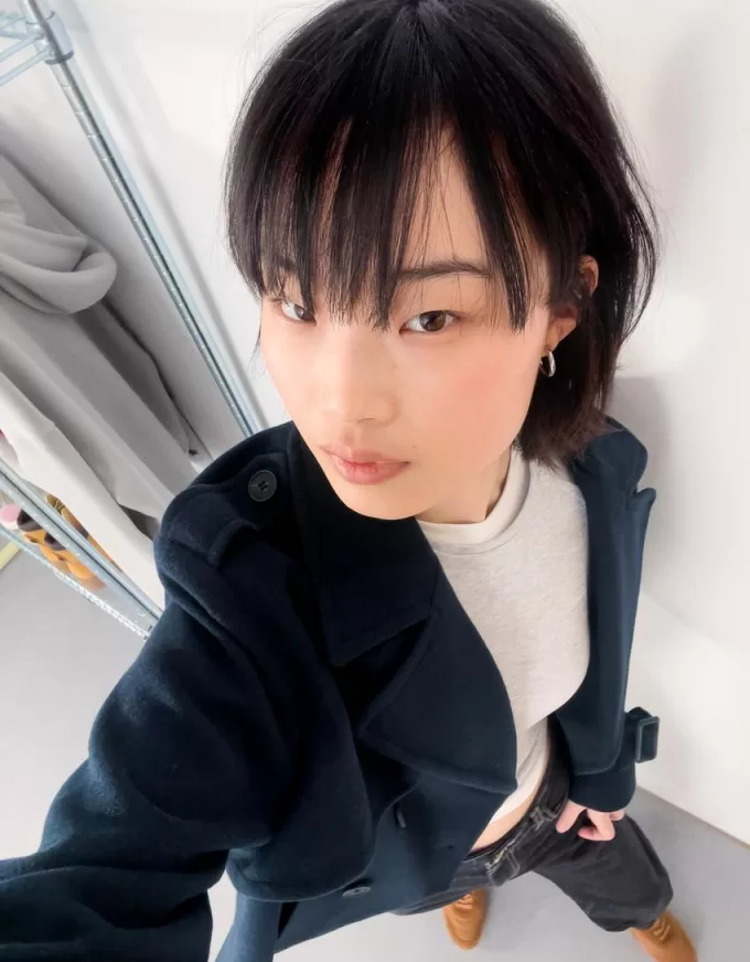 Trench corto morbido