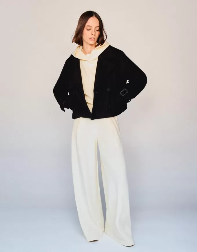 Trench corto morbido