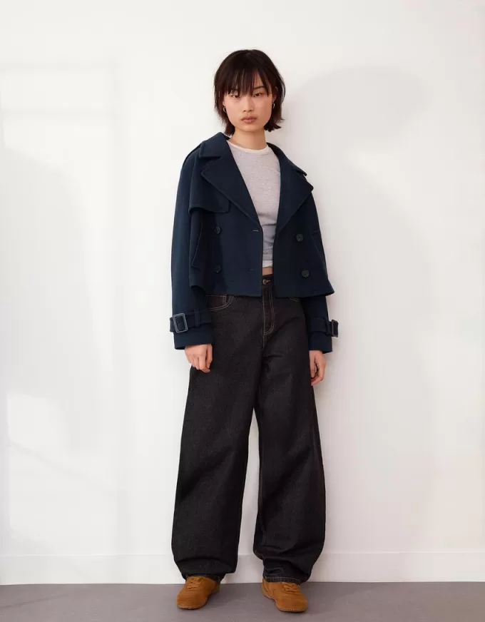 Trench corto morbido