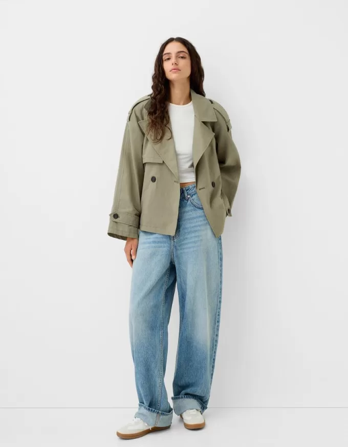 Trench corto oversize